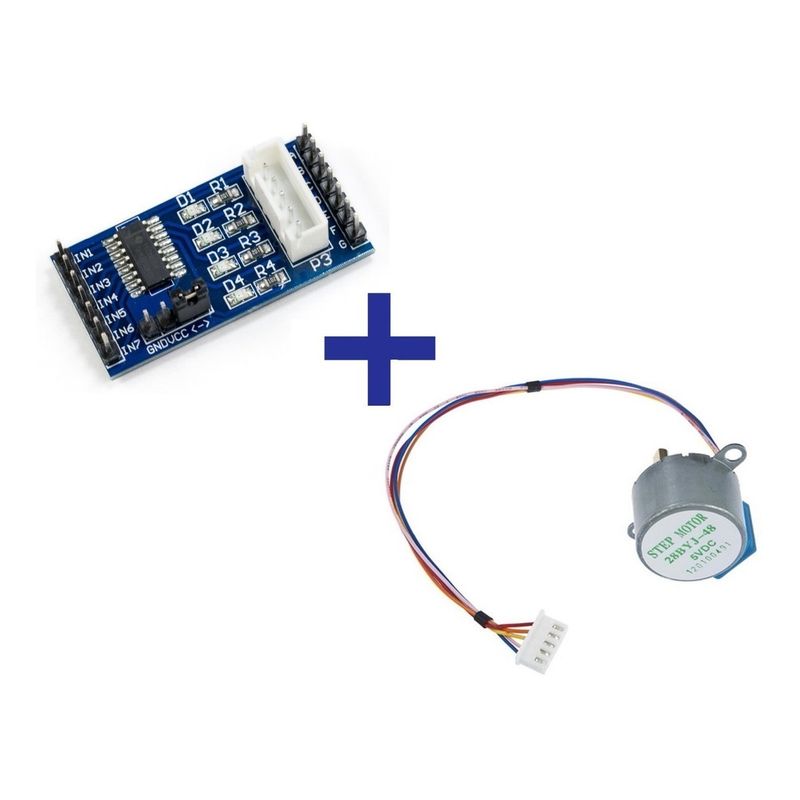 GENERICO - Motor Paso A Paso 28yj-48 5v + Uln2003 Para Arduino