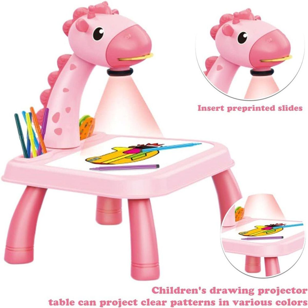 GENERICO - Mesa De Dibujo Musical Proyector Didáctico Juguete Niñs
