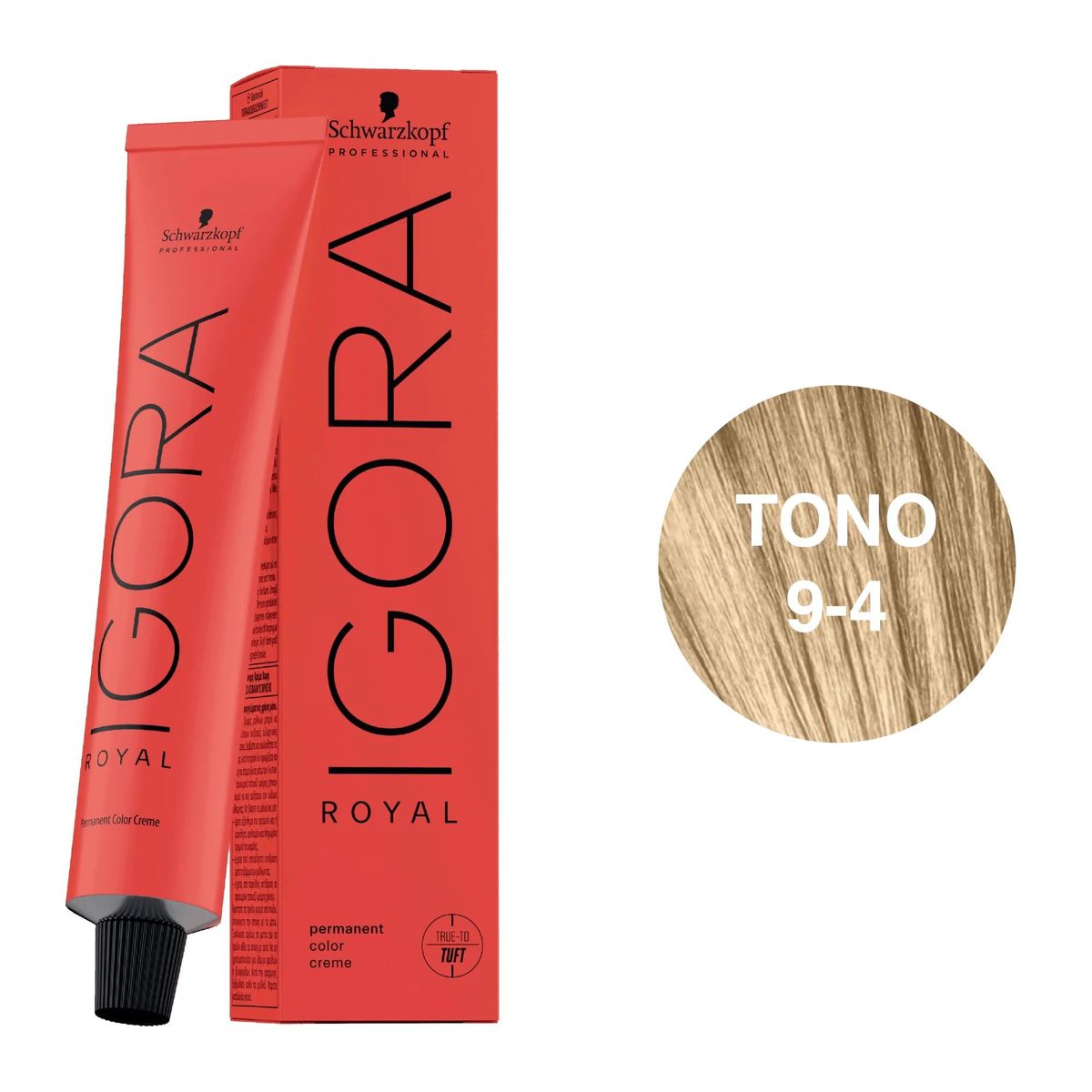 SCHWARZKOPF - Tinte Schwarzkopf Igora Royal 9-4 Rubio Muy Claro Beige