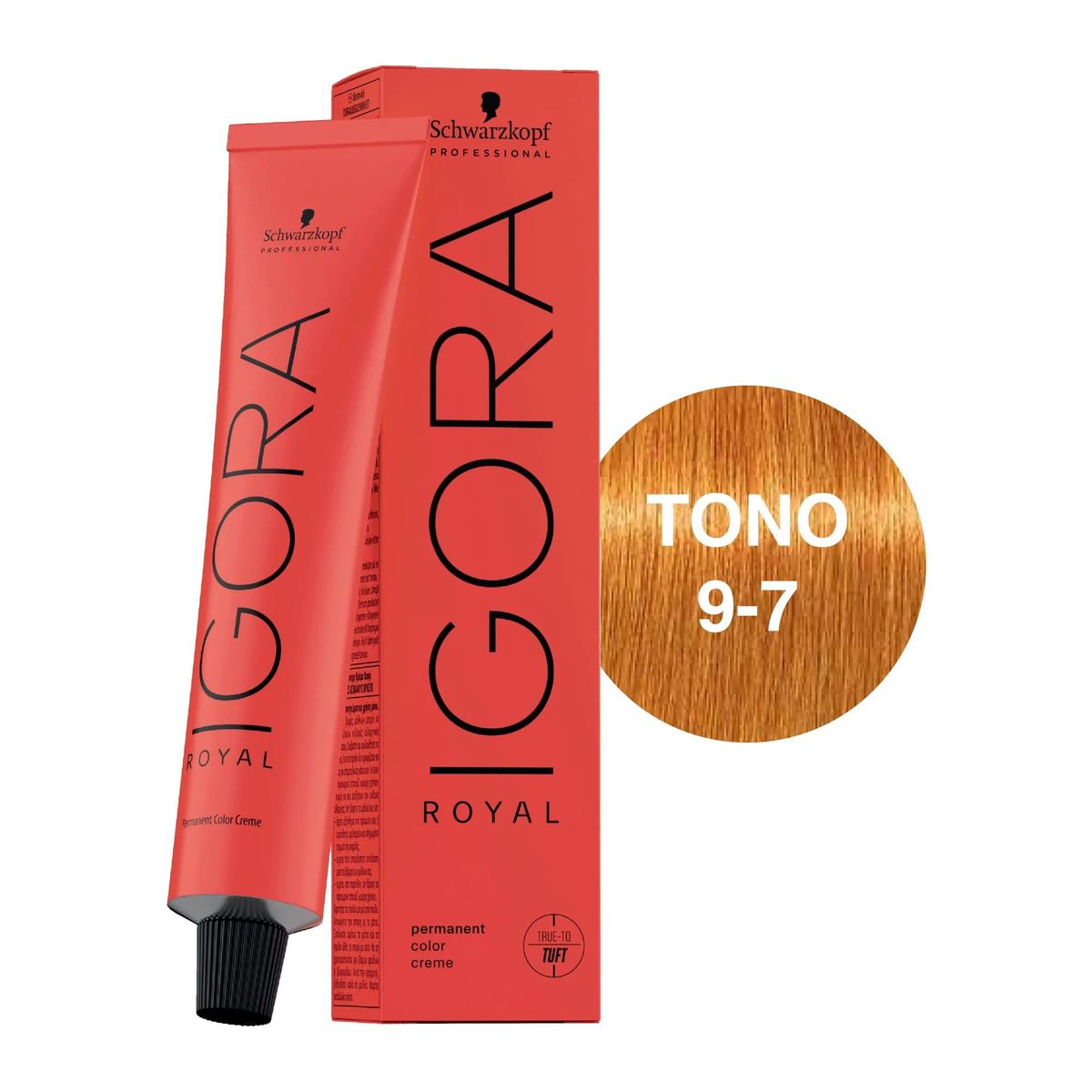 SCHWARZKOPF - Tinte Schwarzkopf Igora Royal 9-7 Rubio Muy Claro Cobre