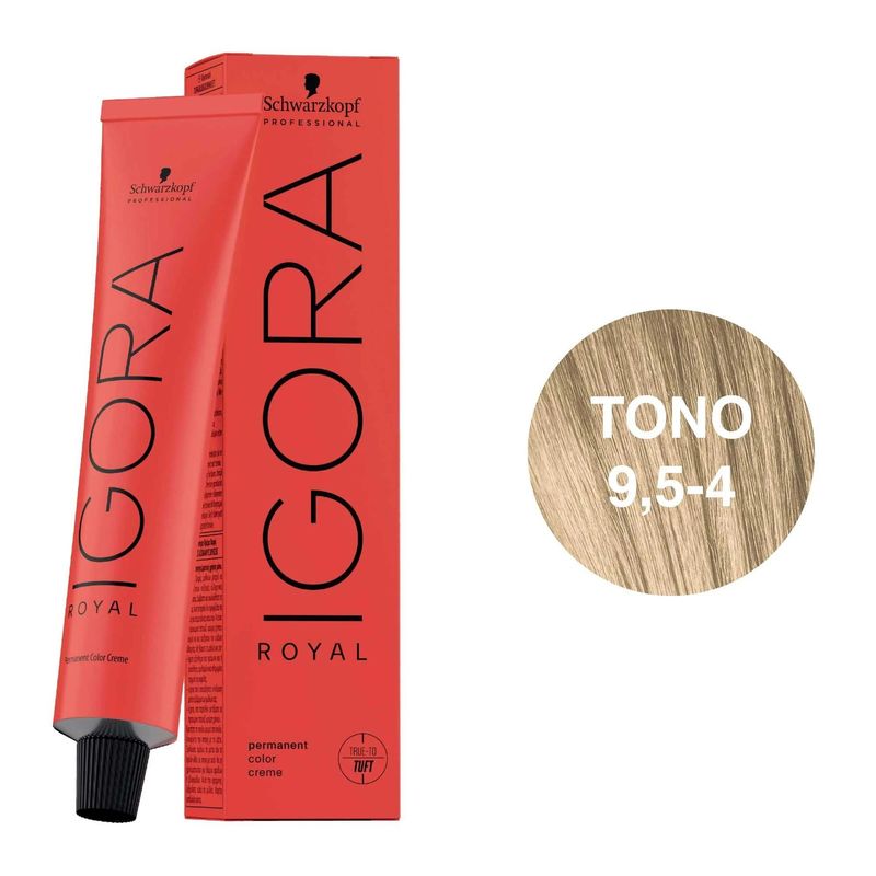 SCHWARZKOPF - Tinte Schwarzkopf Igora Royal 95-4 Rubio Pastel Beige
