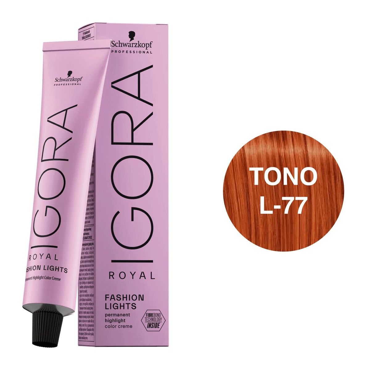 SCHWARZKOPF - Tinte Schwarzkopf Igora Royal L-77 Cobre Intenso