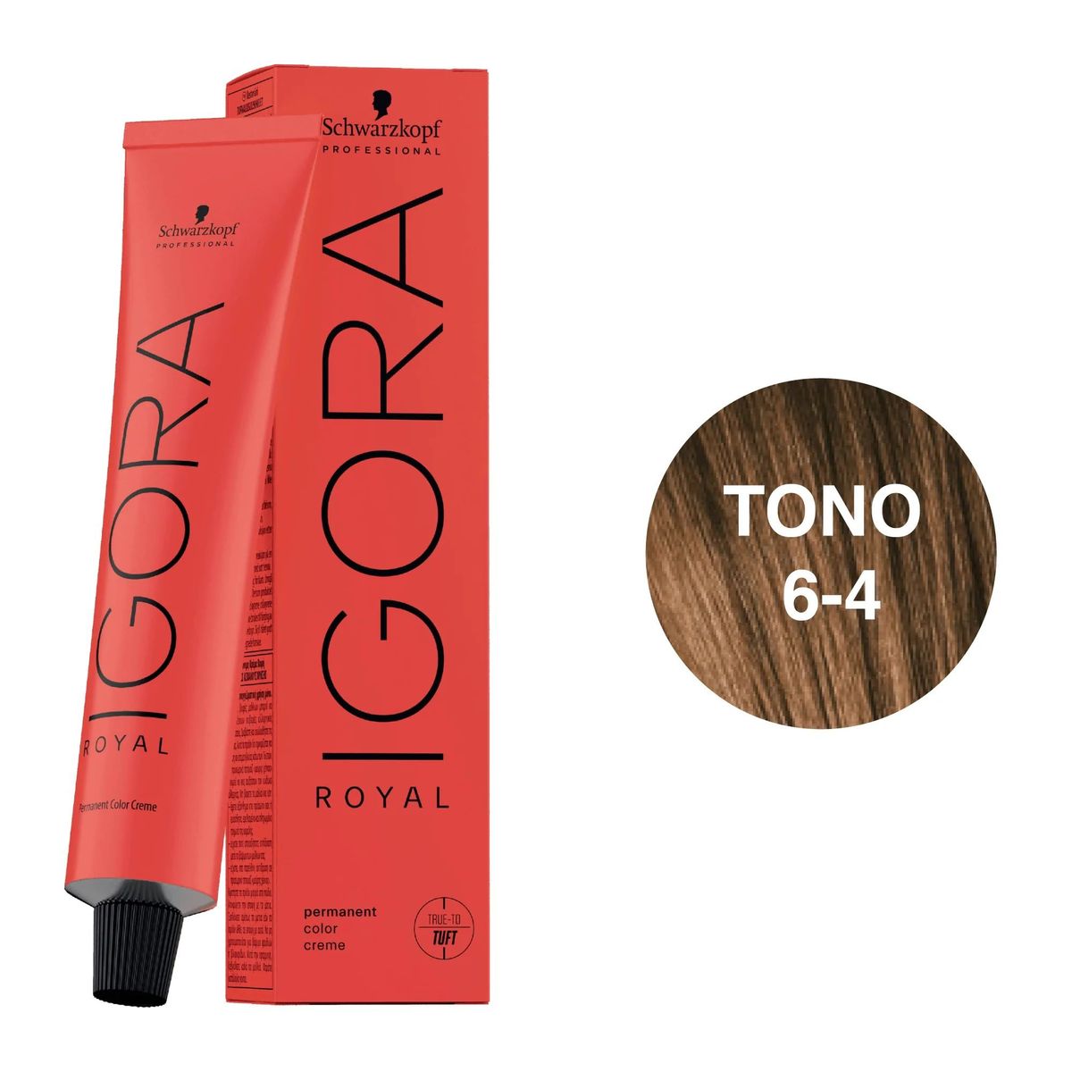 SCHWARZKOPF - Tinte Schwarzkopf Igora Royal 6-4 Rubio Oscuro Beige