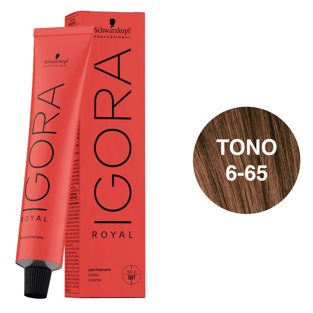 SCHWARZKOPF - Tinte Schwarzkopf Igora Royal 6-65 Rubio Oscuro Marrón Dorado