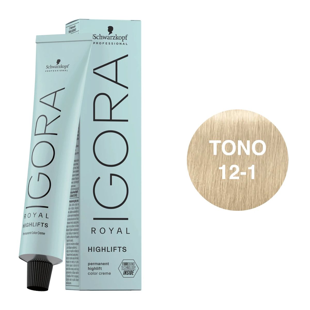 SCHWARZKOPF - Tinte Schwarzkopf Igora Royal 12-1 Superaclarante Ceniza