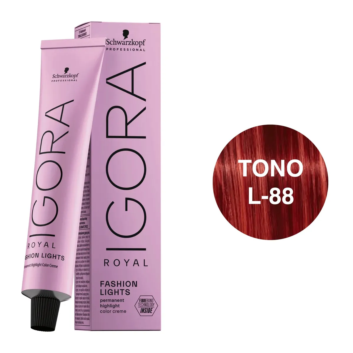 SCHWARZKOPF - Tinte Schwarzkopf Igora Royal L-88 Rojo Intenso