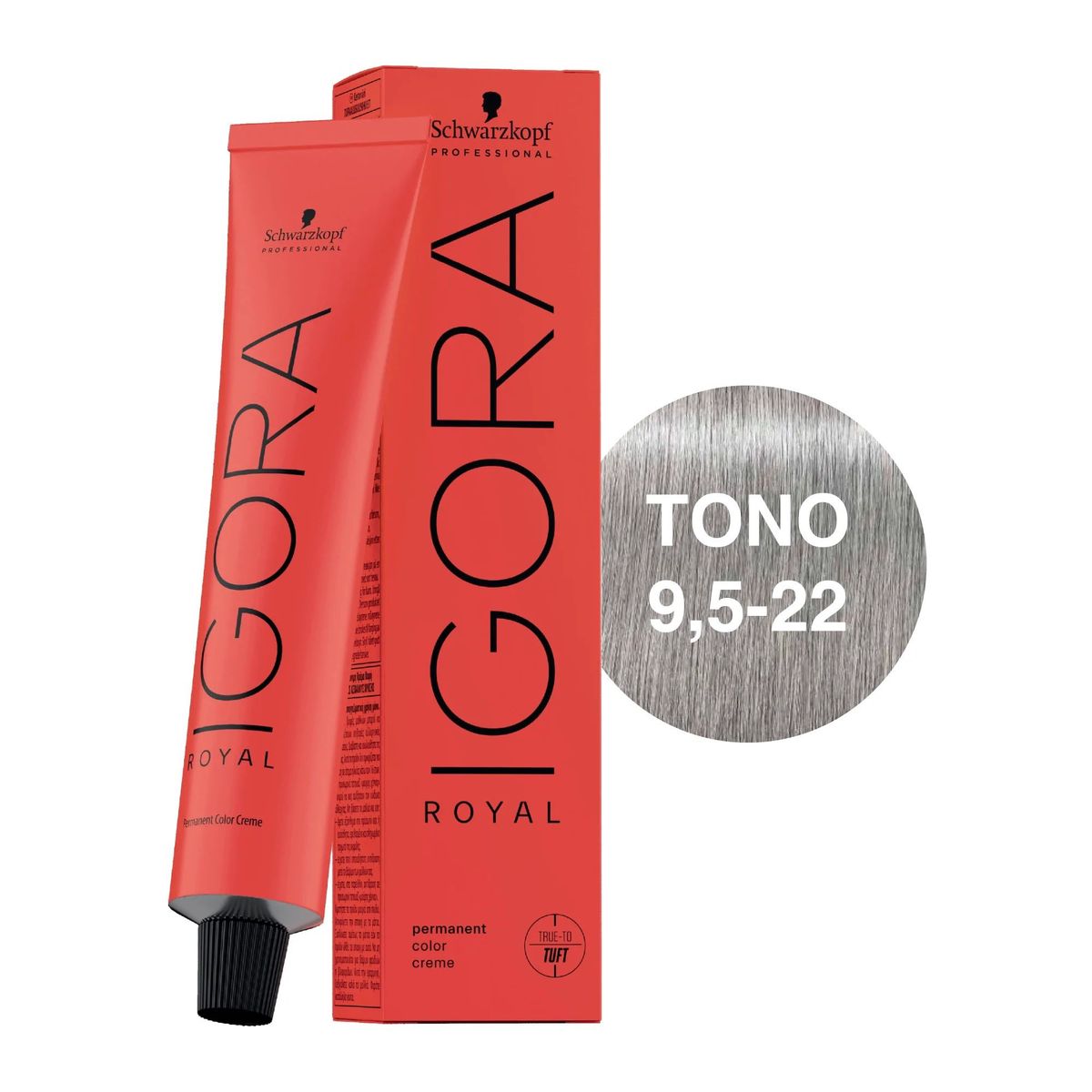 SCHWARZKOPF - Tinte Schwarzkopf Igora Royal 95-22 Rubio Pastel Humo Intenso