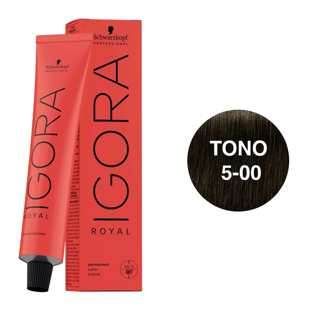 SCHWARZKOPF - Tinte Schwarzkopf Igora Royal 5-00 Castaño Claro Natural Intenso