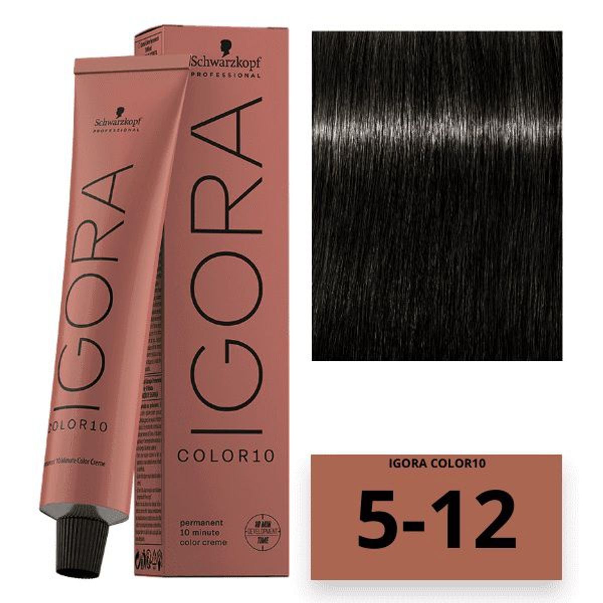 SCHWARZKOPF - Tinte Schwarzkopf Igora Royal 5-12 Castaño Claro Ceniza Humo