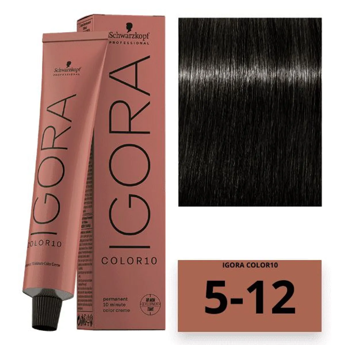 SCHWARZKOPF - Tinte Schwarzkopf Igora Royal 5-12 Castaño Claro Ceniza Humo