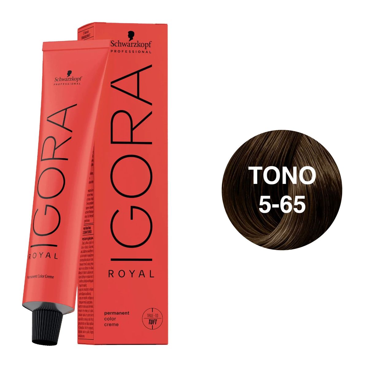SCHWARZKOPF - Tinte Schwarzkopf Igora Royal 5-65 Castaño Claro Marrón Dorado
