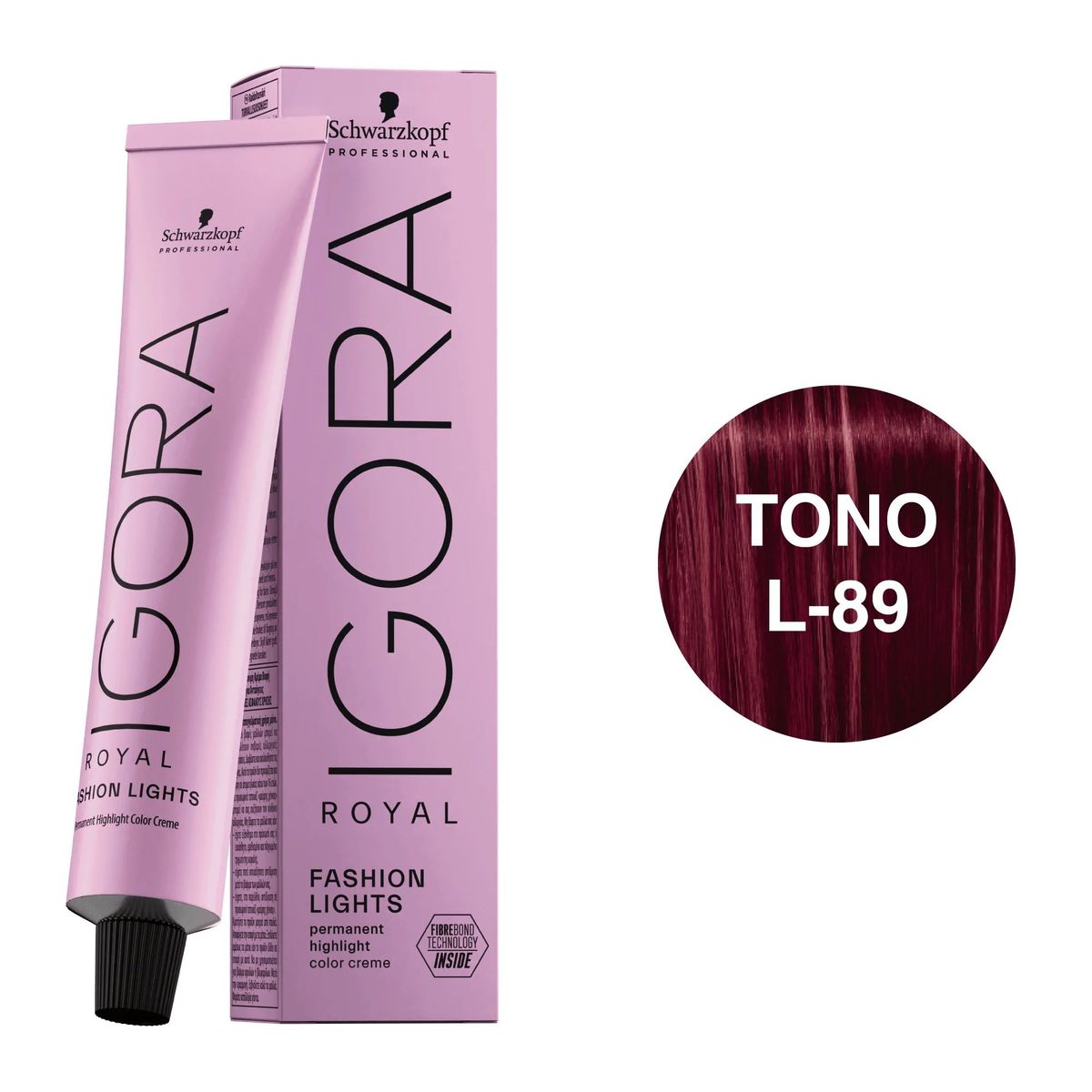 SCHWARZKOPF - Tinte Schwarzkopf Igora Royal L-89 Rojo Violeta