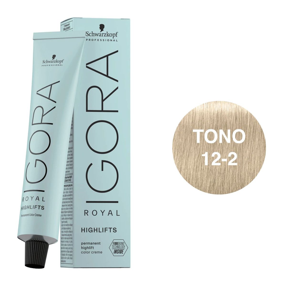SCHWARZKOPF - Tinte Schwarzkopf Igora Royal 12-2 Superaclarante Humo