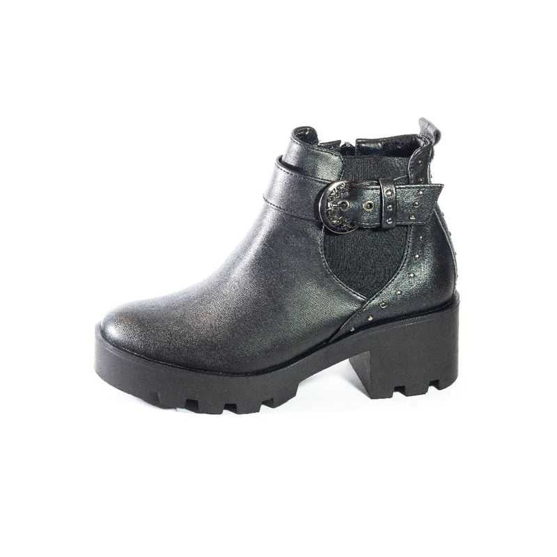 VIAR - Botines Cuero Mujer VIAR Pamela Negro