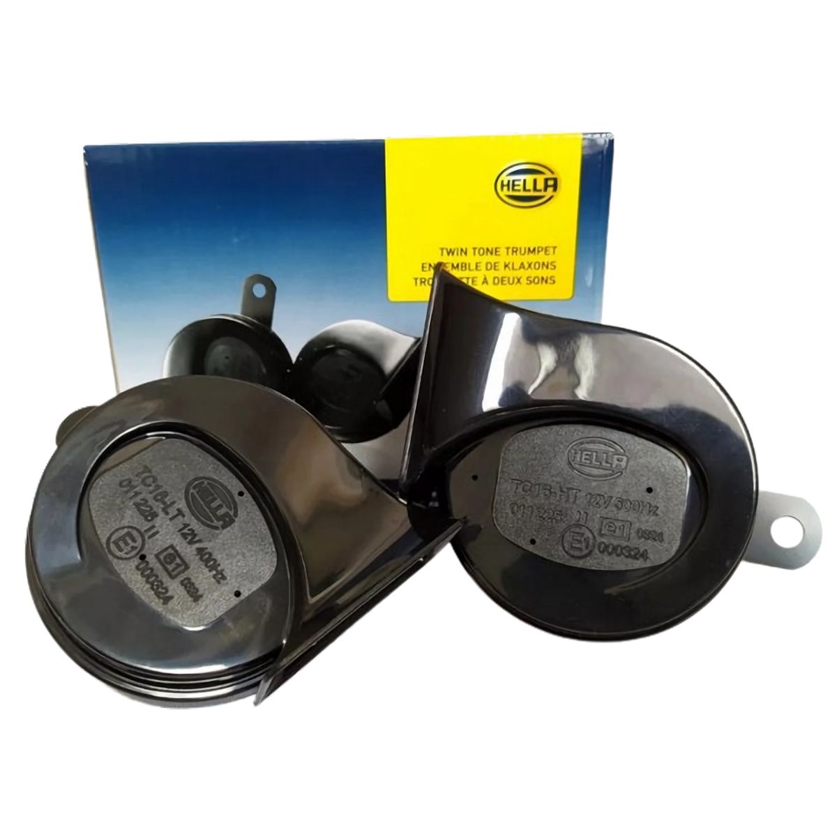 HELLA - Pito Hella Bocina Corneta Carro Moto Dobletono Hella 12v