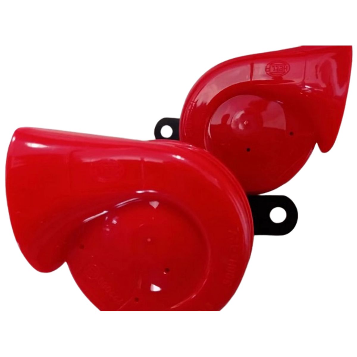 HELLA - Pitos Hella Rojo Bocina Carro Cornetas Accesorios Tuning 12v