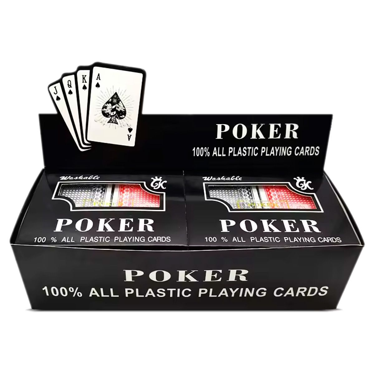 GENERICO - Cartas Poker Royal Original Estuche 100% Plastificada Juego