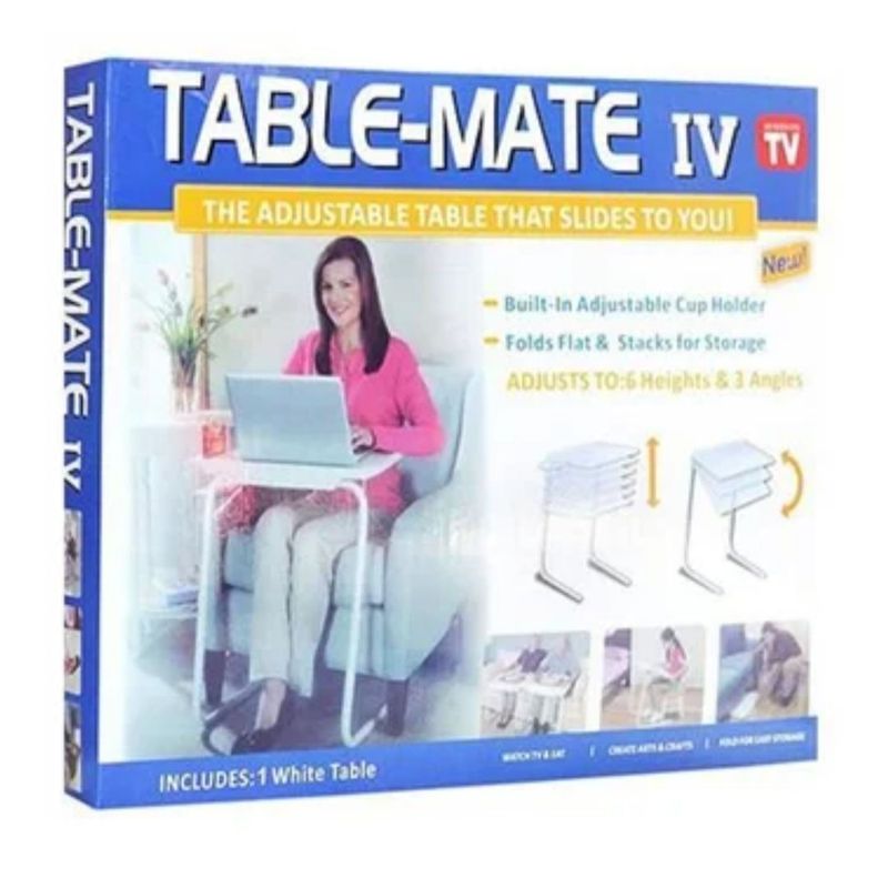 GENERICO - Mesa Table Mate lV Ajustable Multiusos Plegable Portàtil