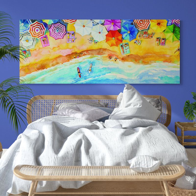 TAYRONA STORE - Cuadro En Lienzo Para Habitaciones Playa 105 125x50cm