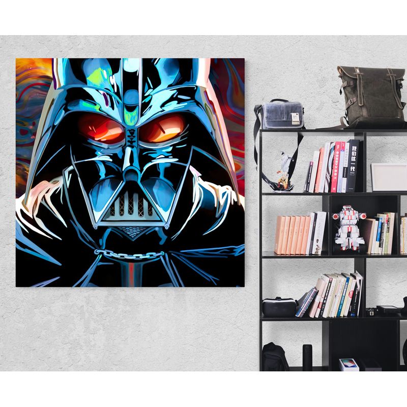 TAYRONA STORE - Cuadro En Lienzo Para Habitaciones Star Wars 62 70x70cm