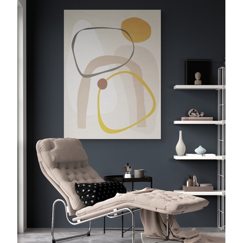 TAYRONA STORE - Cuadro En Lienzo Para Habitaciones Boho Diseño Minimalista 546 30x40cm