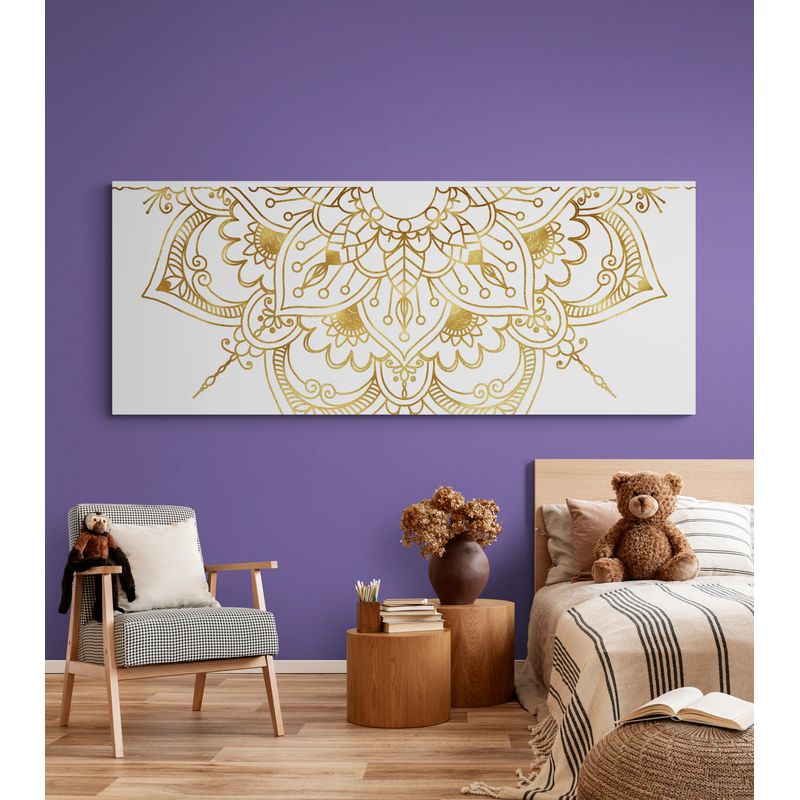 TAYRONA STORE - Cuadro En Lienzo Para Habitaciones Mandalas 257 125x50cm