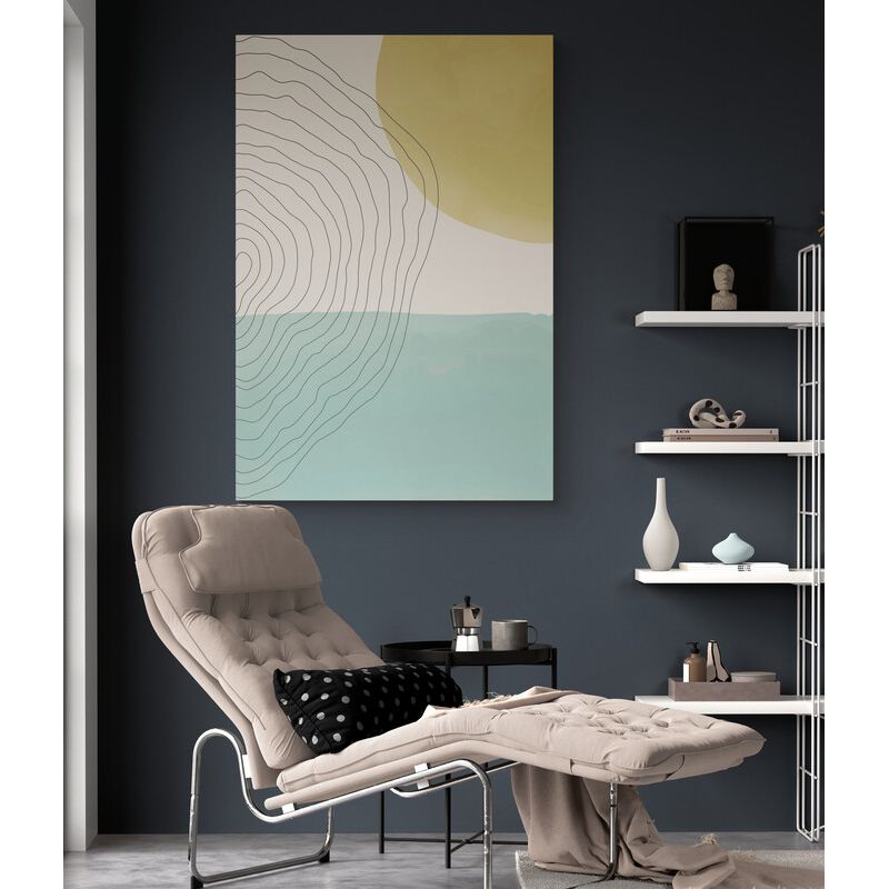 TAYRONA STORE - Cuadro En Lienzo Para Habitaciones Diseño Minimalista 218 50x70cm