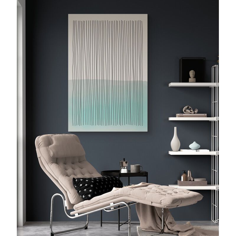 TAYRONA STORE - Cuadro En Lienzo Para Habitaciones Diseño Minimalista 219 35x50cm