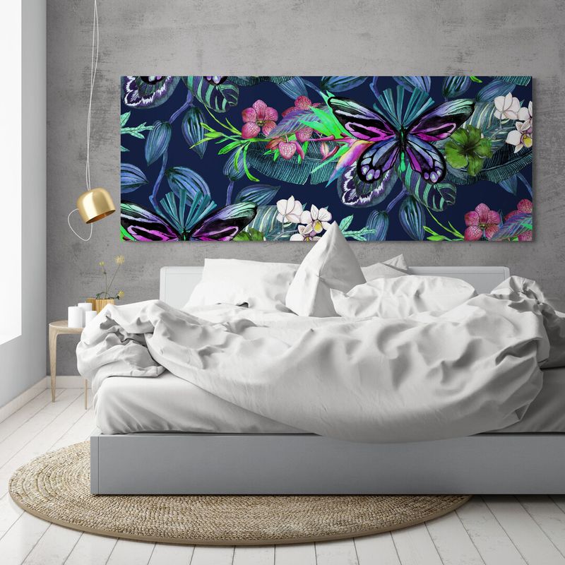 TAYRONA STORE - Cuadro En Lienzo Para Habitaciones Mariposa 89 100x40cm
