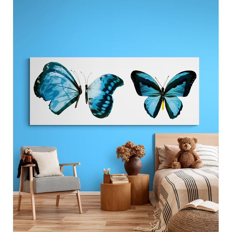 TAYRONA STORE - Cuadro En Lienzo Para Habitaciones Mariposas 160 150x60cm