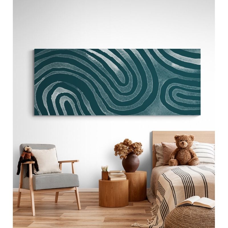 TAYRONA STORE - Cuadro En Lienzo Para Habitaciones Abstracto 371 100x40cm