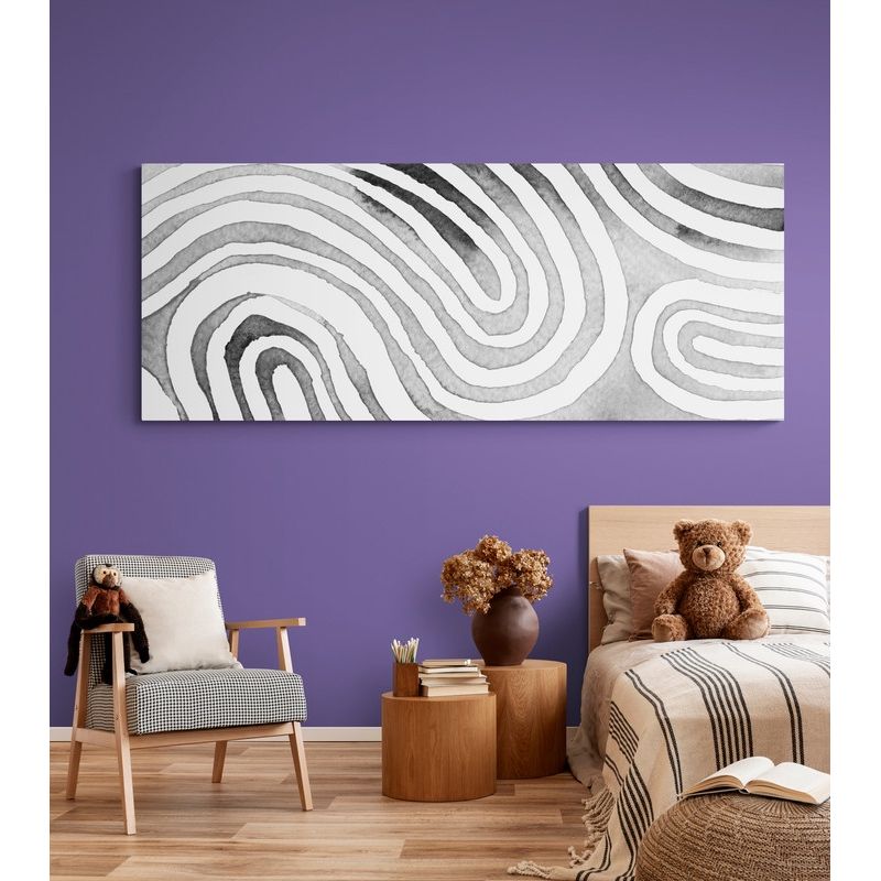 TAYRONA STORE - Cuadro En Lienzo Para Habitaciones Abstracto 369 100x40cm