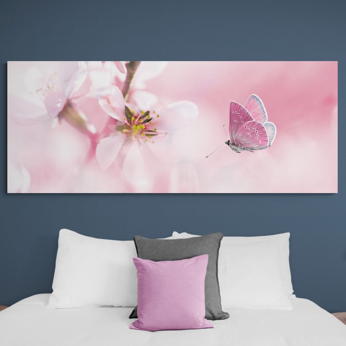 TAYRONA STORE - Cuadro En Lienzo Para Habitaciones Mariposas 198 175x70cm