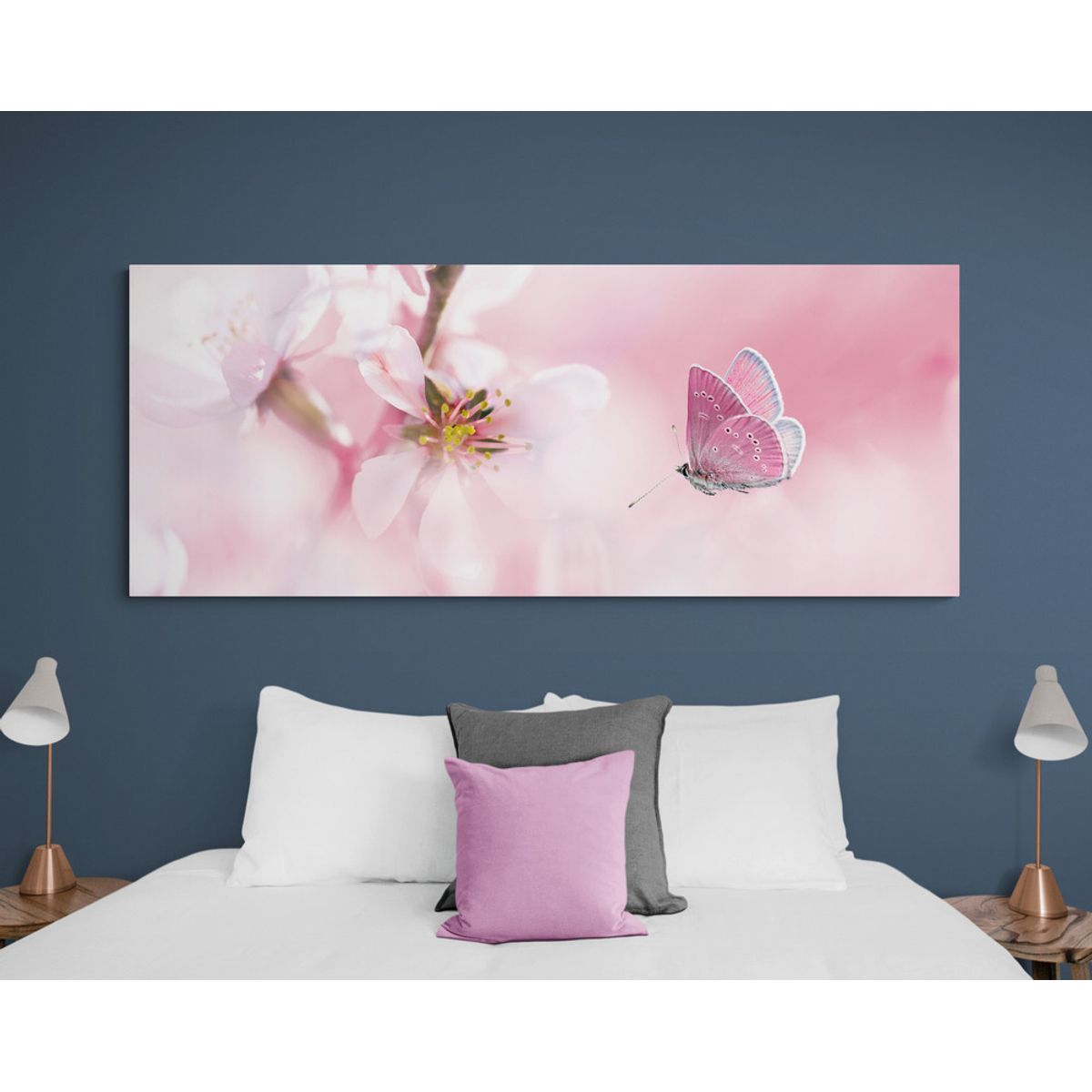 TAYRONA STORE - Cuadro En Lienzo Para Habitaciones Mariposas 198 175x70cm