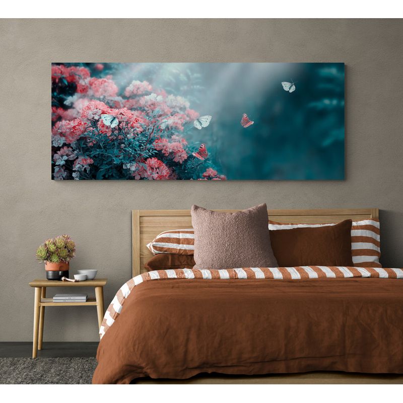 TAYRONA STORE - Cuadro En Lienzo Para Habitaciones Mariposas 201 100x40cm