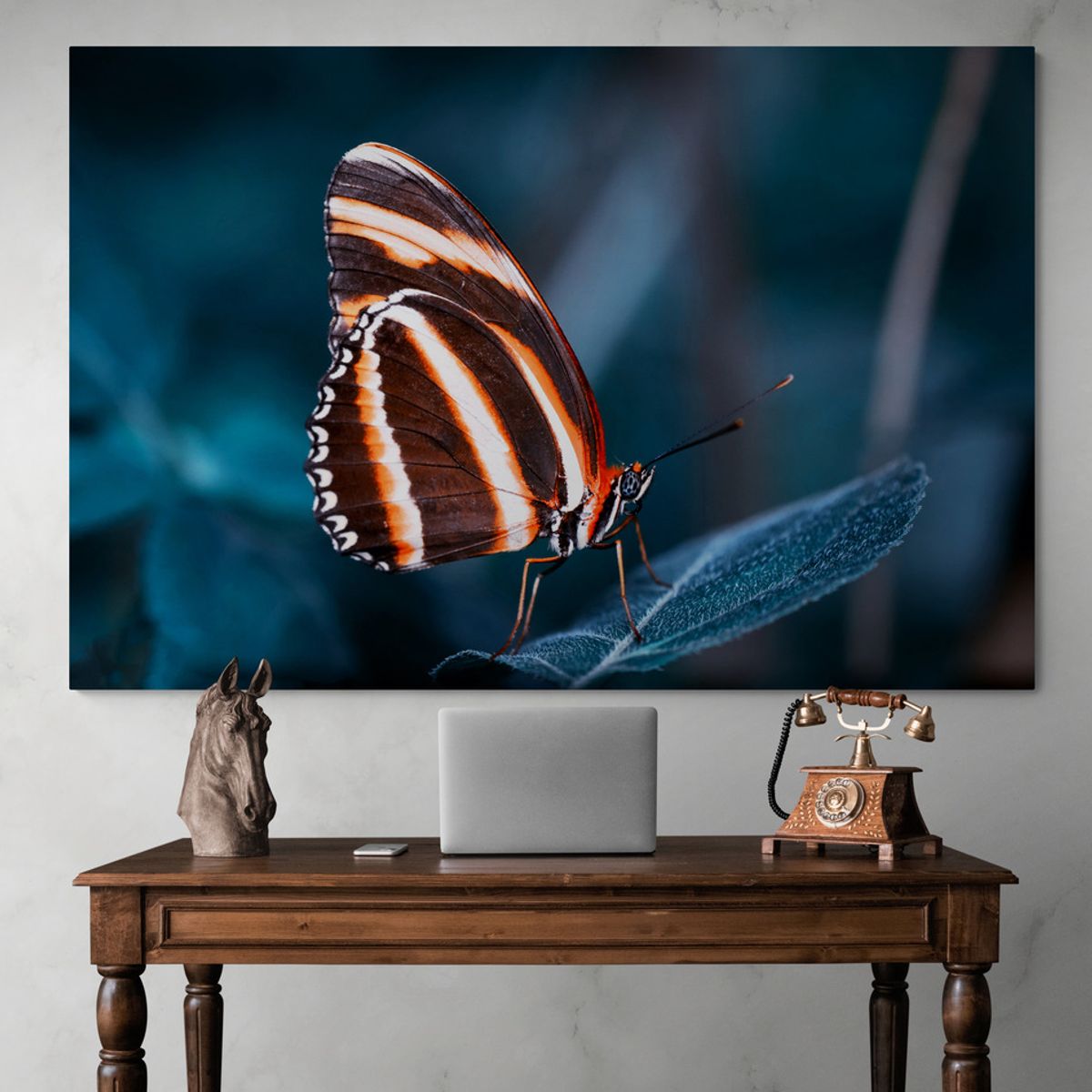 TAYRONA STORE - Cuadro En Lienzo Para Habitaciones Mariposas 230 100x70cm