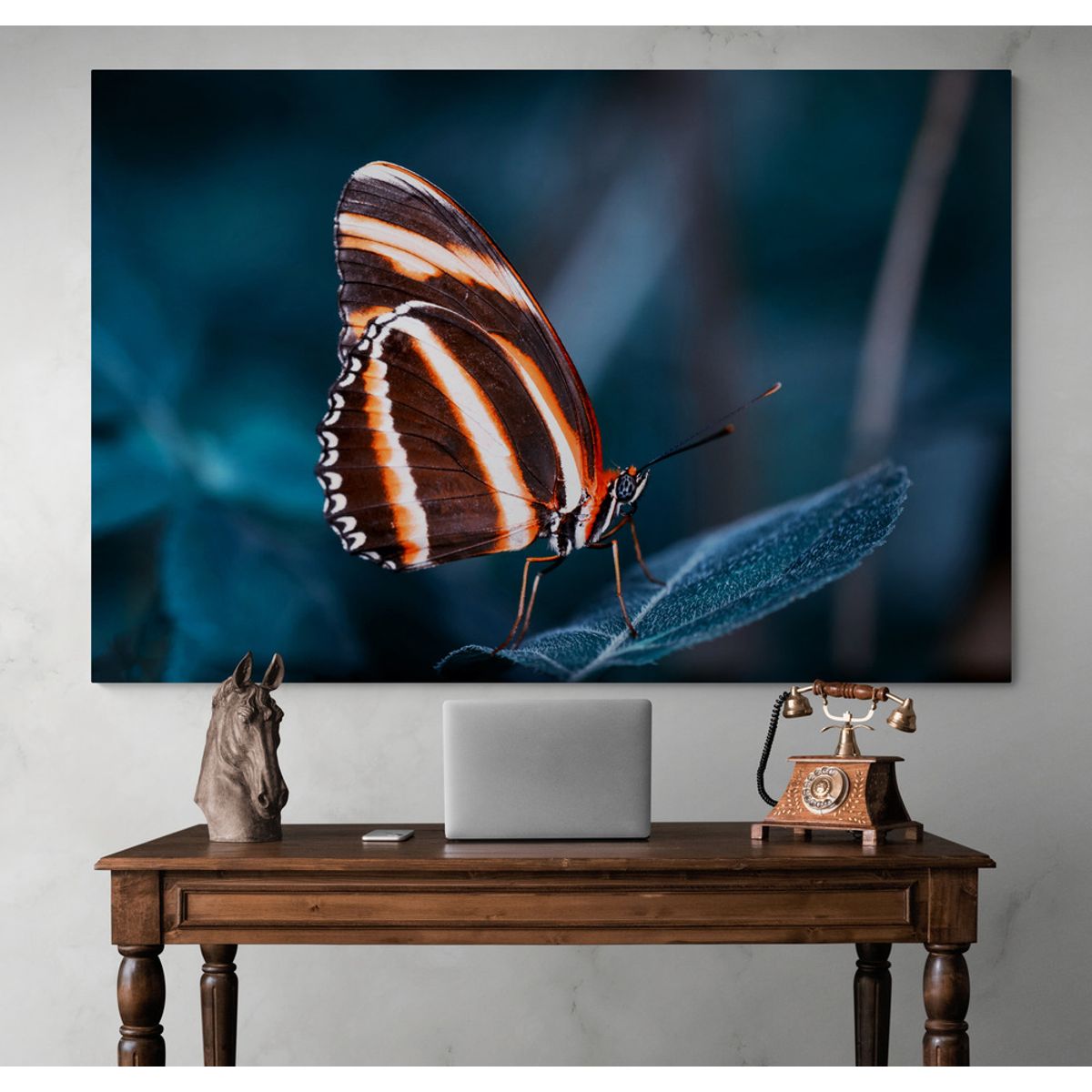 TAYRONA STORE - Cuadro En Lienzo Para Habitaciones Mariposas 230 100x70cm
