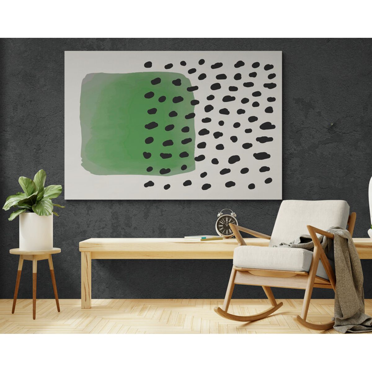 TAYRONA STORE - Cuadro En Lienzo Para Habitaciones Diseño Minimalista 309 70x50cm