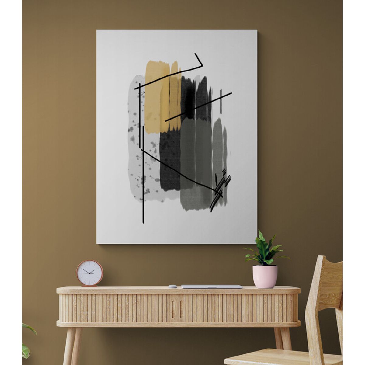 TAYRONA STORE - Cuadro En Lienzo Para Habitaciones Diseño Minimalista 400 30x40cm