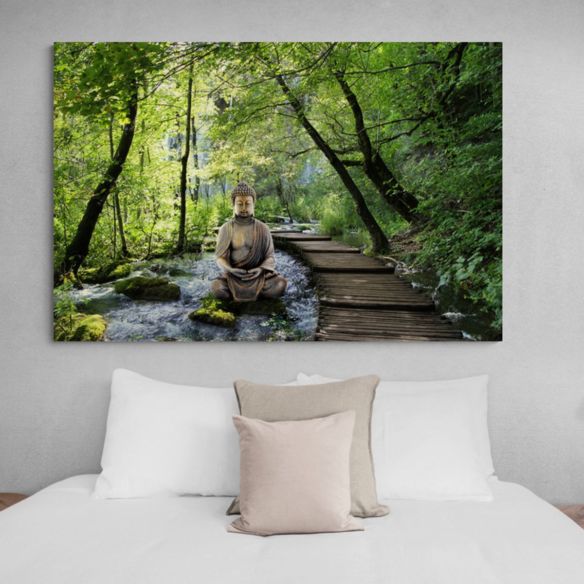 TAYRONA STORE - Cuadro En Lienzo Para Habitaciones Budda 095 50x35cm