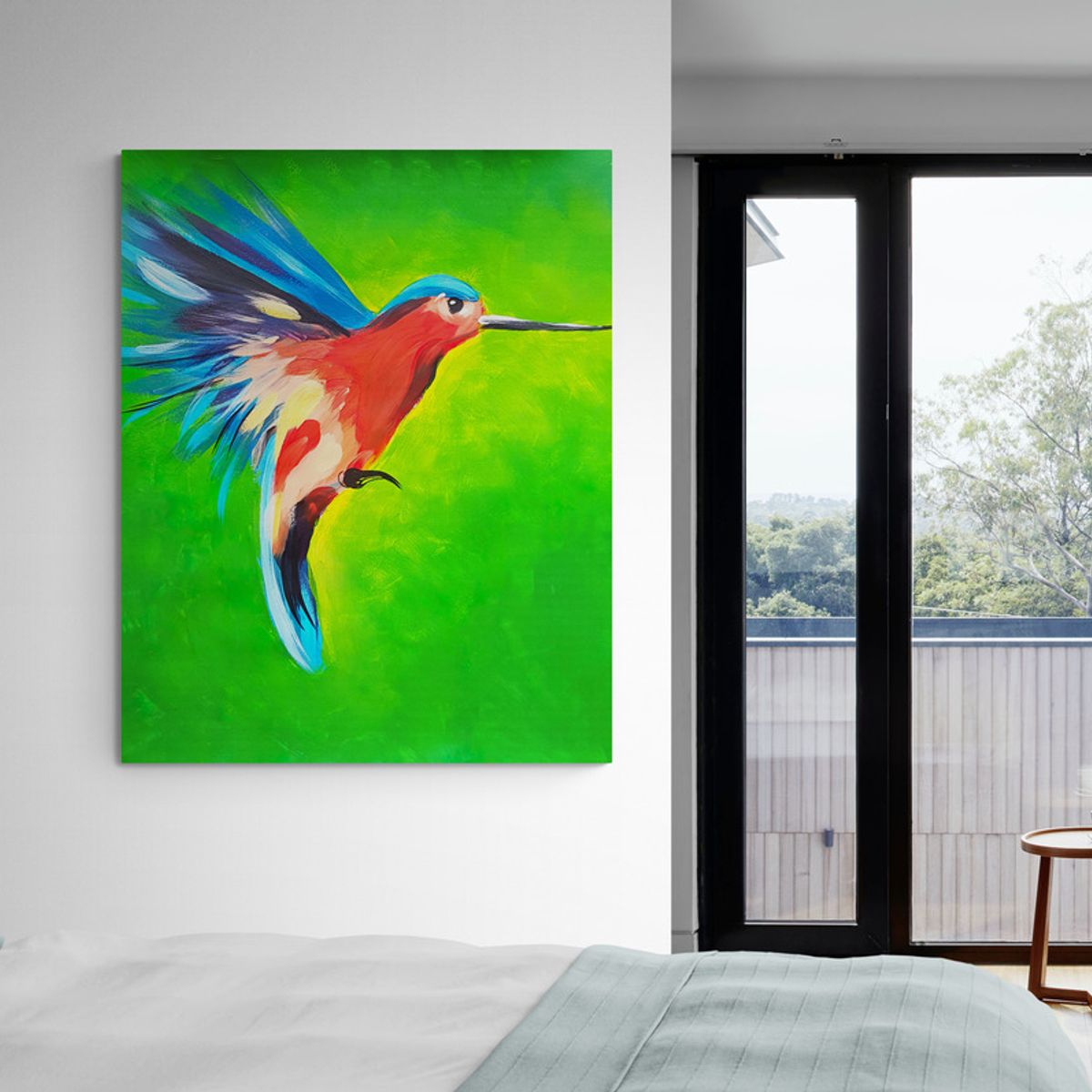 TAYRONA STORE - Cuadro En Lienzo Para Habitaciones Colibri 085 80x100cm