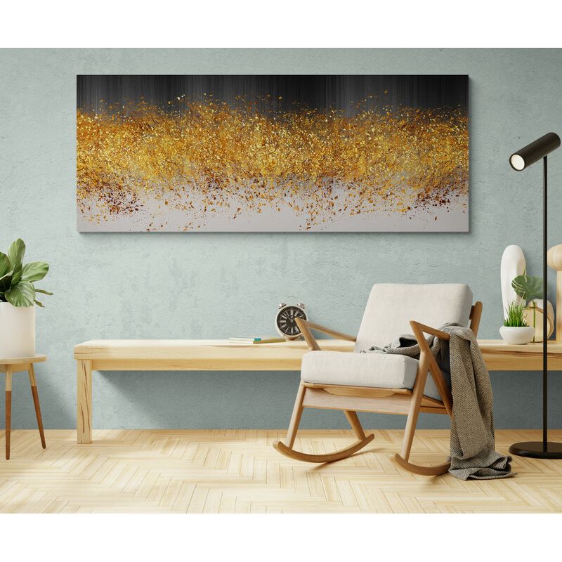 TAYRONA STORE - Cuadro En Lienzo Para Habitaciones Diseño Minimalista 484 100x40cm