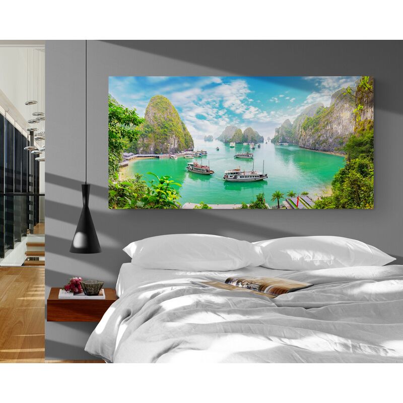 TAYRONA STORE - Cuadro En Lienzo Para Habitaciones Tailandia Playa 159 120x60cm