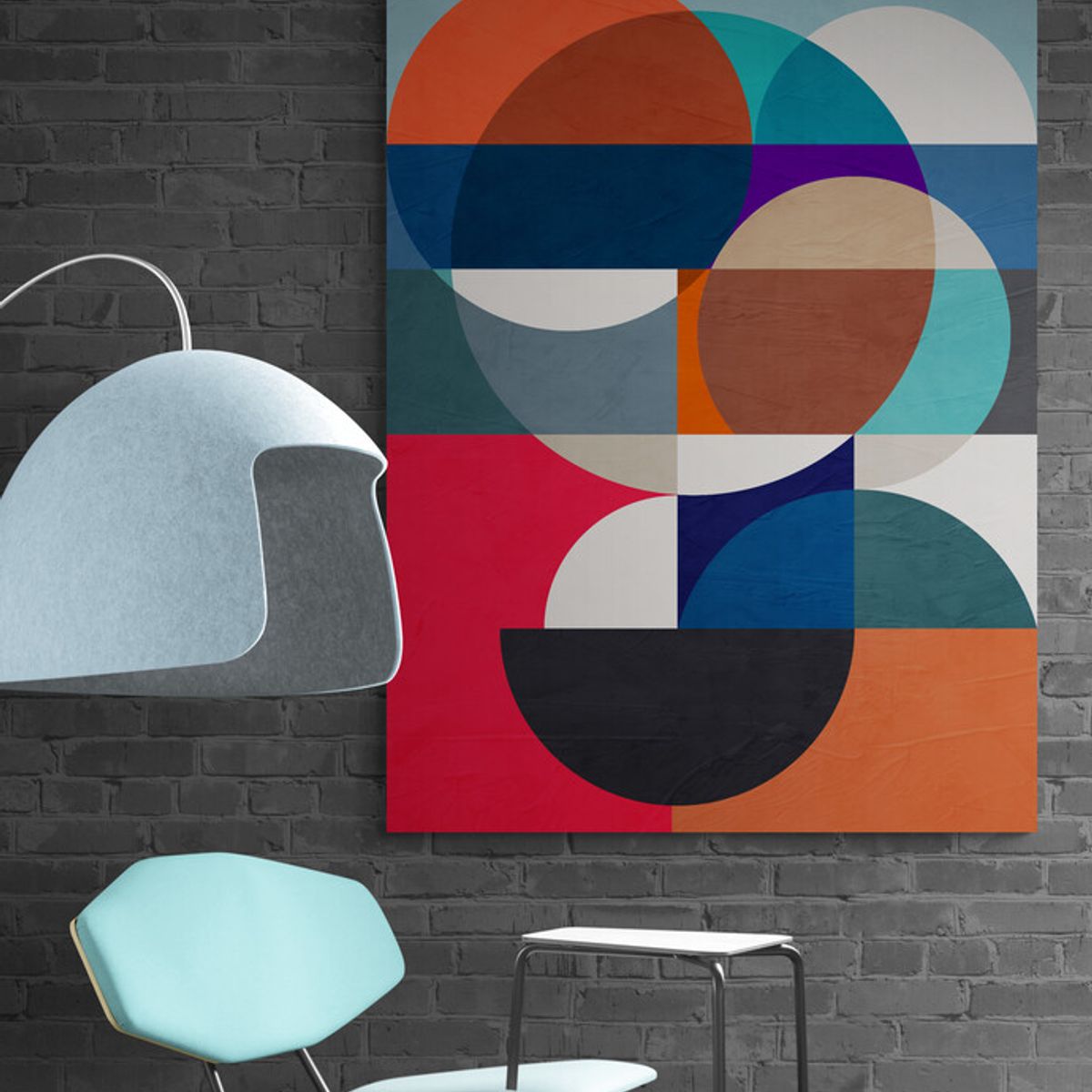 TAYRONA STORE - Cuadro En Lienzo Para Habitaciones Diseño Minimalista 559 30x40cm