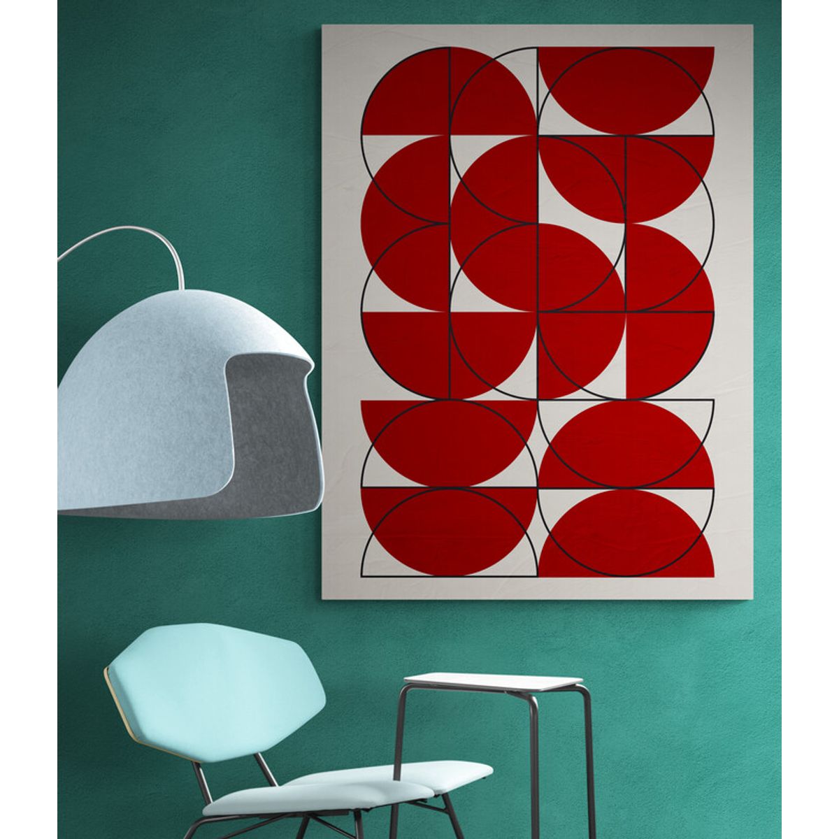 TAYRONA STORE - Cuadro En Lienzo Para Habitaciones Diseño Minimalista 565 30x40cm