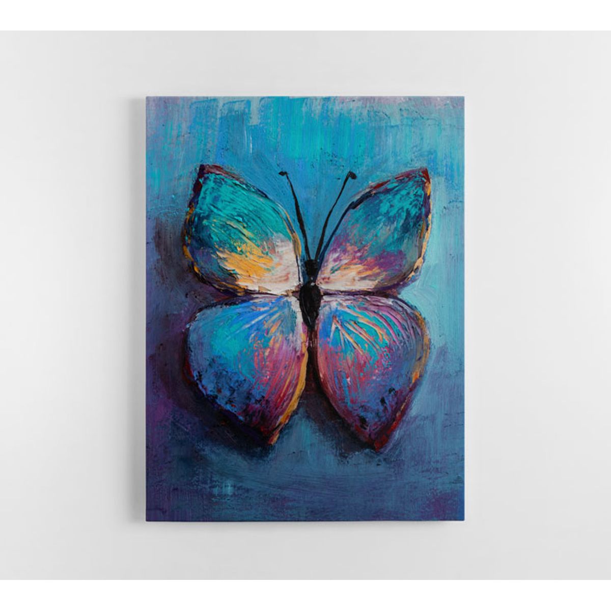 TAYRONA STORE - Cuadro En Lienzo Para Habitaciones Mariposa 57 60x80cm