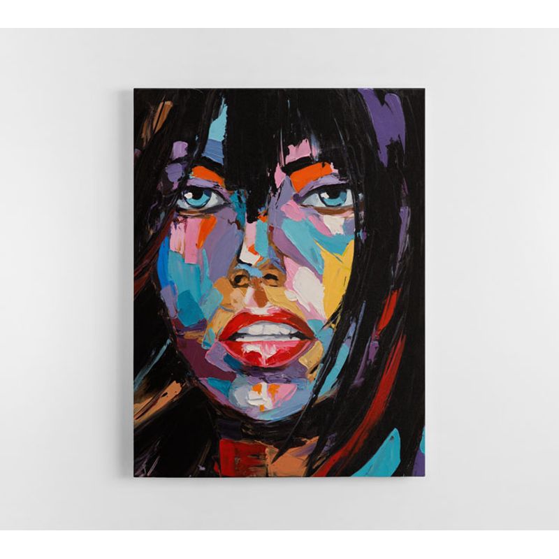 TAYRONA STORE - Cuadro En Lienzo Para Habitaciones Pintura Mujer 08 30x40cm