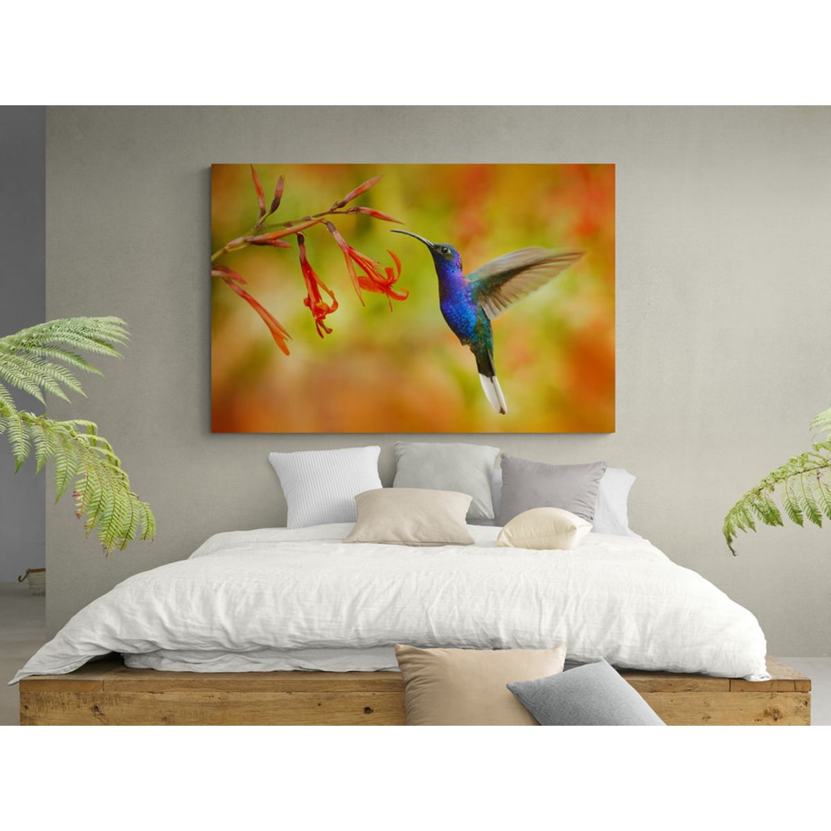 TAYRONA STORE - Cuadro En Lienzo Para Habitaciones Colibri 029 50x35cm