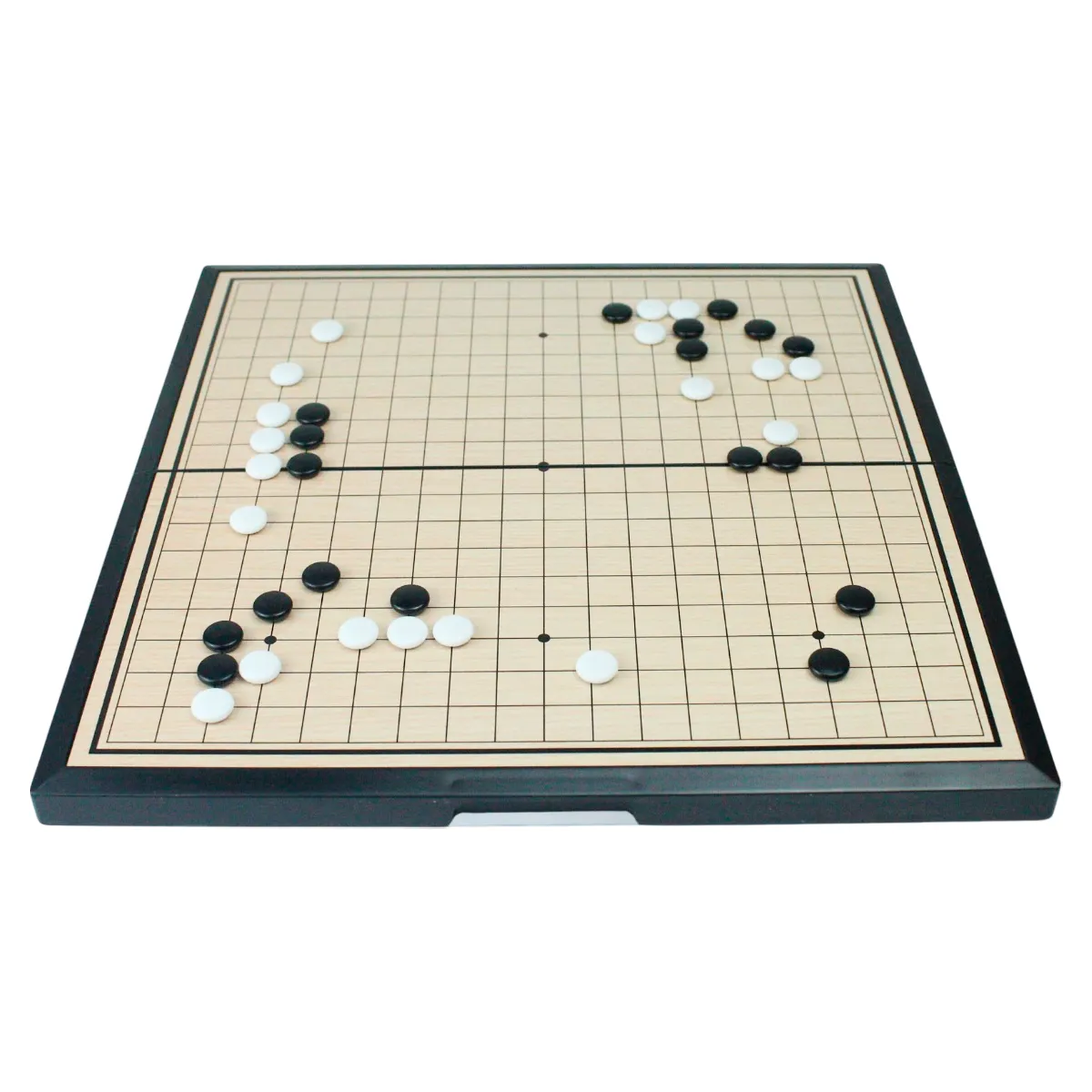 GENERICO - Juego Go Weiqi Gomoku Magnético 28x28cm Plegable Portátil