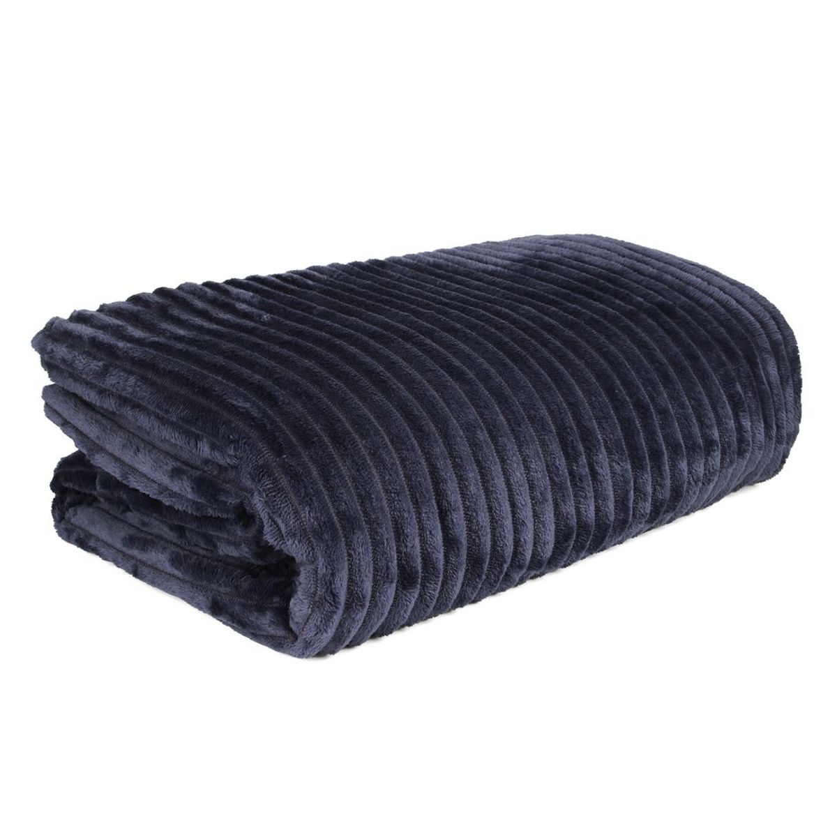 INCO - Colcha tipo española Queen Polialgodón Azul Oscuro INCO CEAOQ